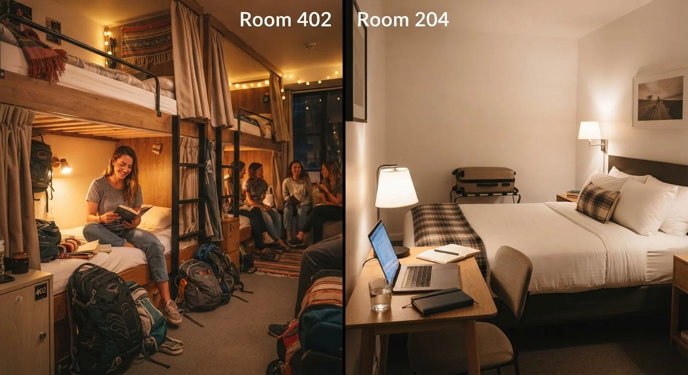 Hostels vs. Budget Hotels: Choosing the Right Lodging When Every Dollar Counts
