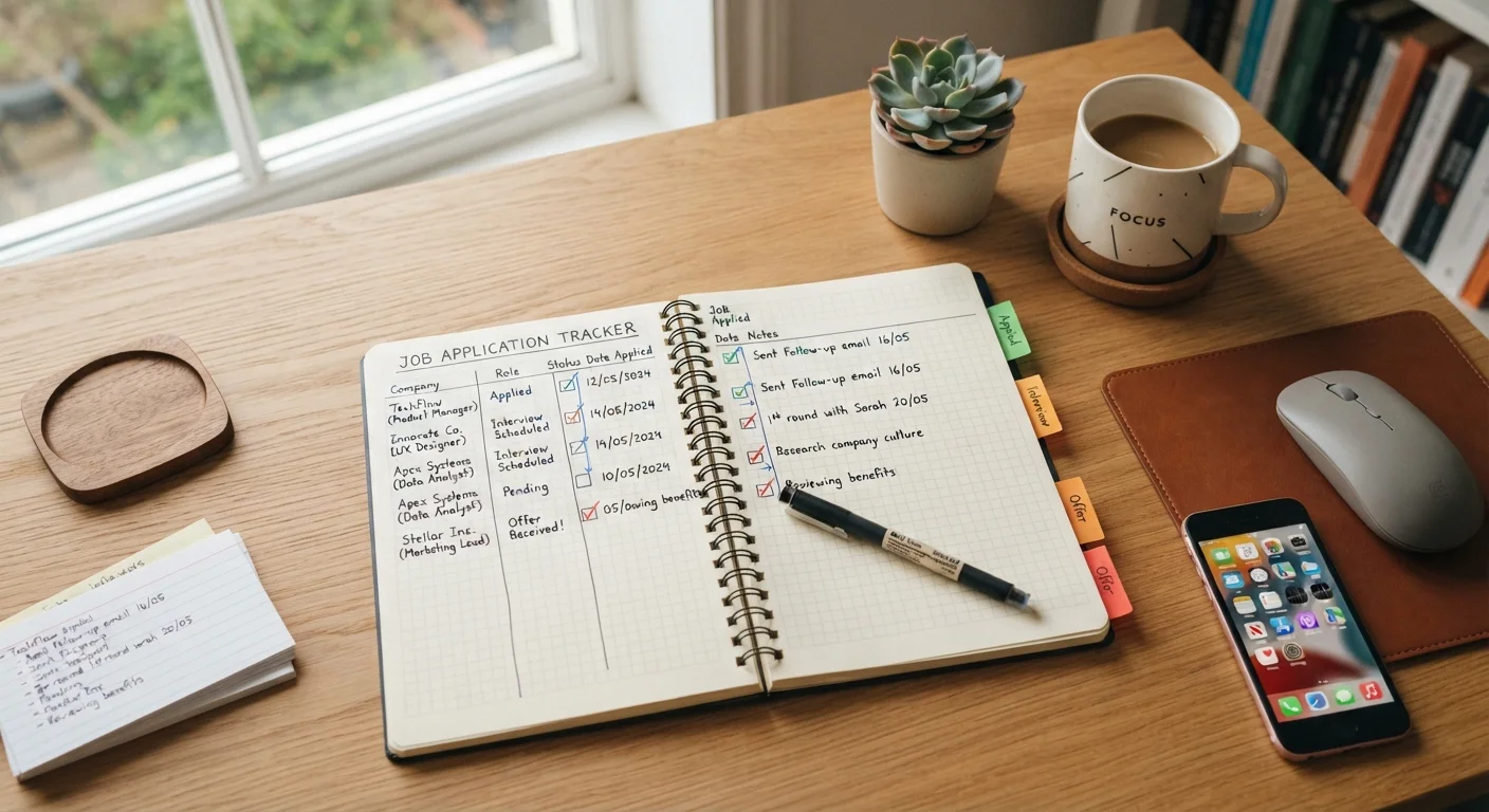 Keeping Your Job Search Organized When Things Get Overwhelming