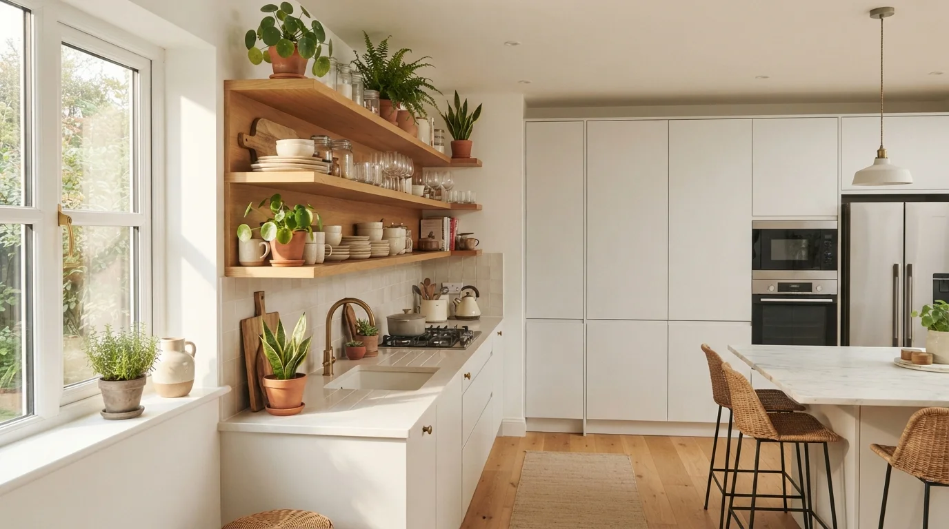 Open Shelving vs. Closed Cabinets in the Kitchen