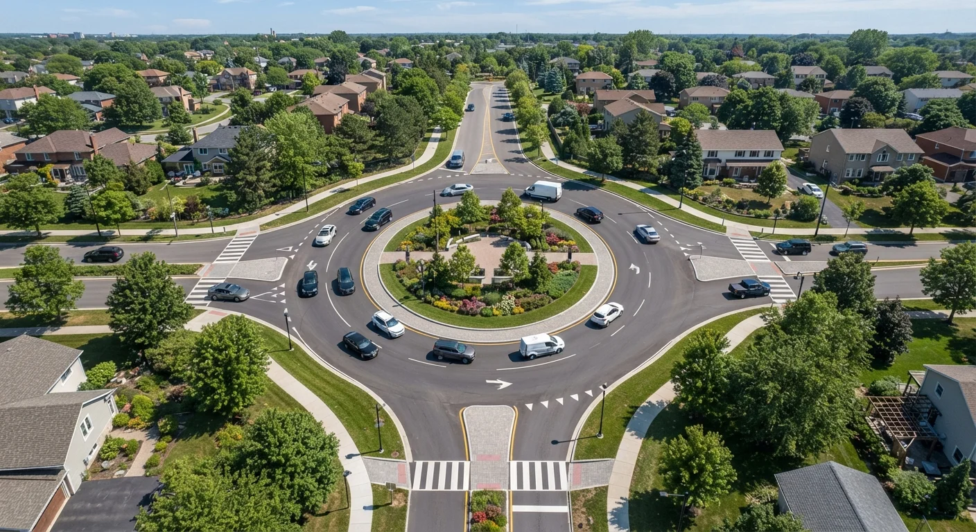 Roundabouts, Four-Way Stops, and Uncontrolled Intersections: Who Goes When