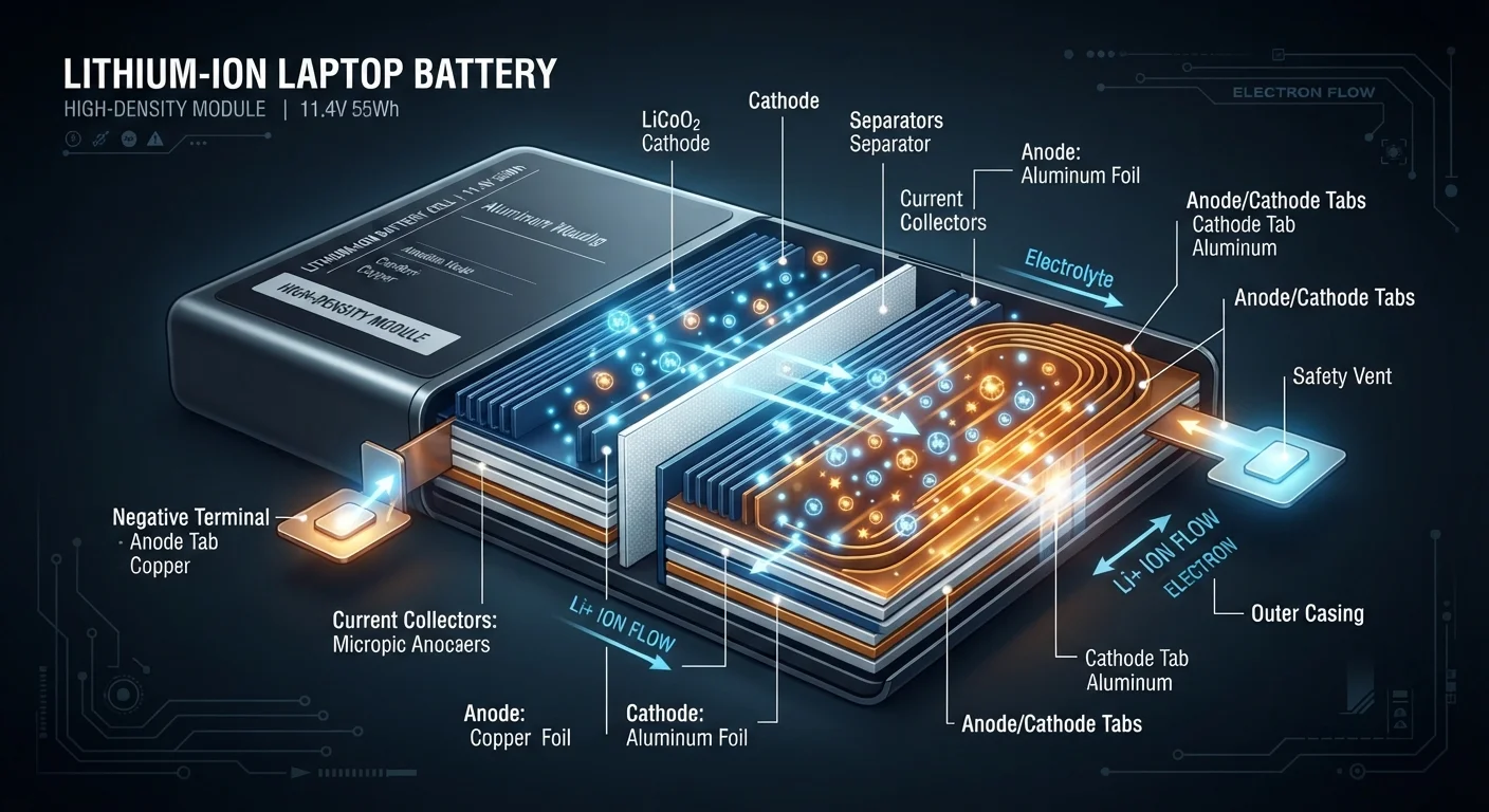 The Hidden Life of a Laptop Battery