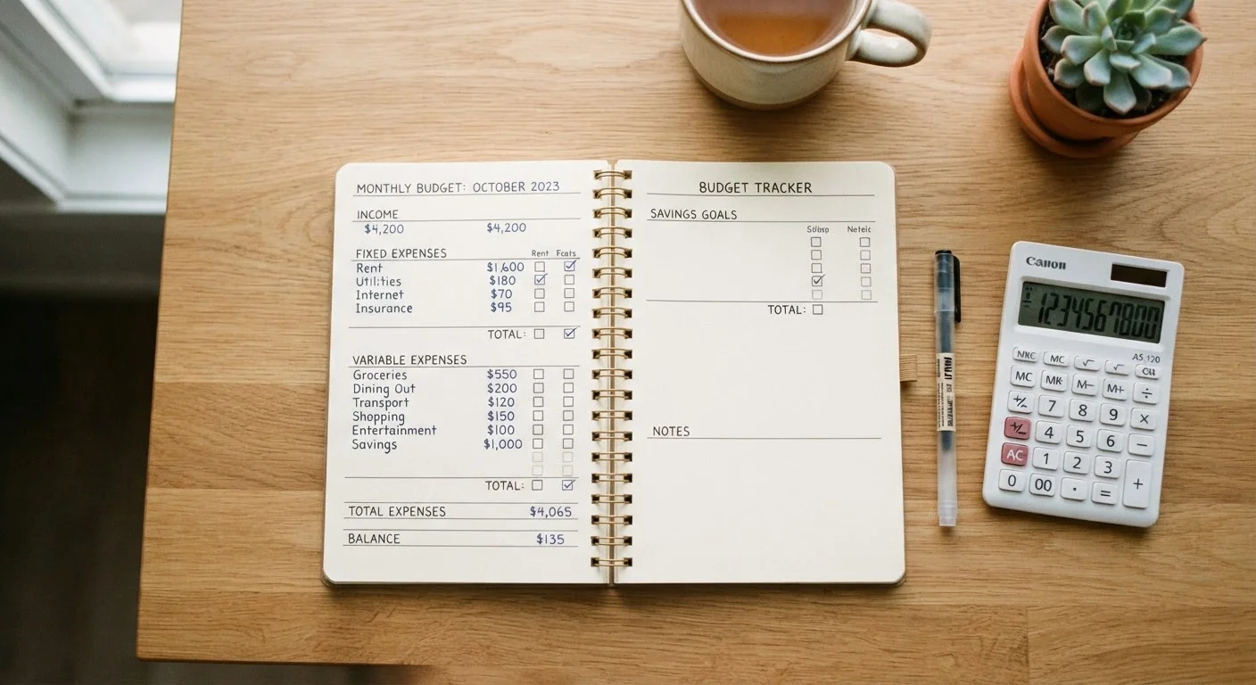 Your First Monthly Budget: A Complete Walkthrough