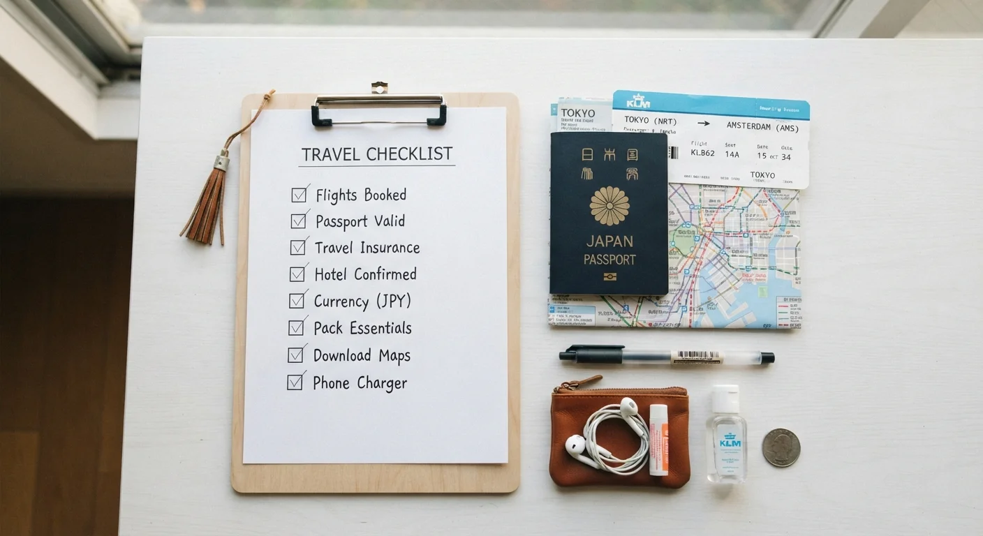 Your Pre-Trip Checklist: What to Confirm Before You Leave Home