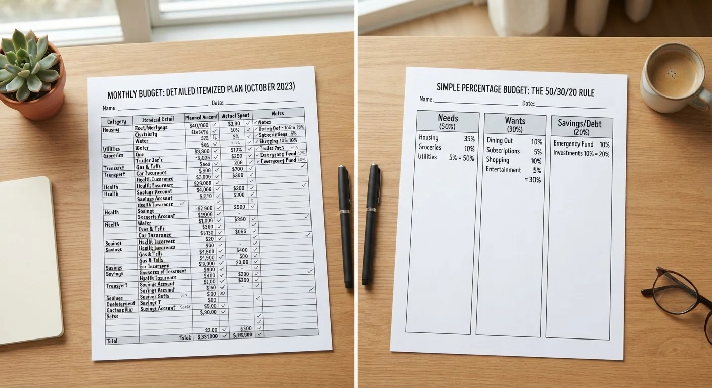 Zero-Based Budgeting vs. the 50/30/20 Method